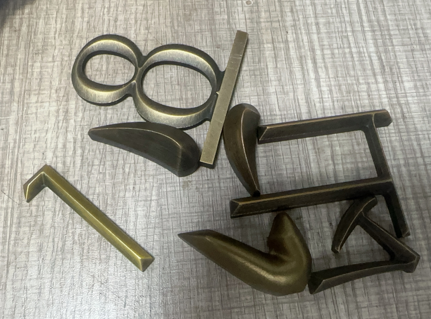 精雕不銹鋼字電鍍金屬字效果