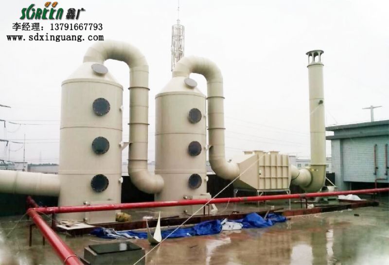 山東廢氣處理，水污染防治工程，噴淋塔設(shè)備